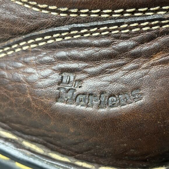 Dr. Martens Mens Size 12 #11232 Brown Leather Lace Up Oxfords Shoes Vintage 90s - Picture 12 of 13